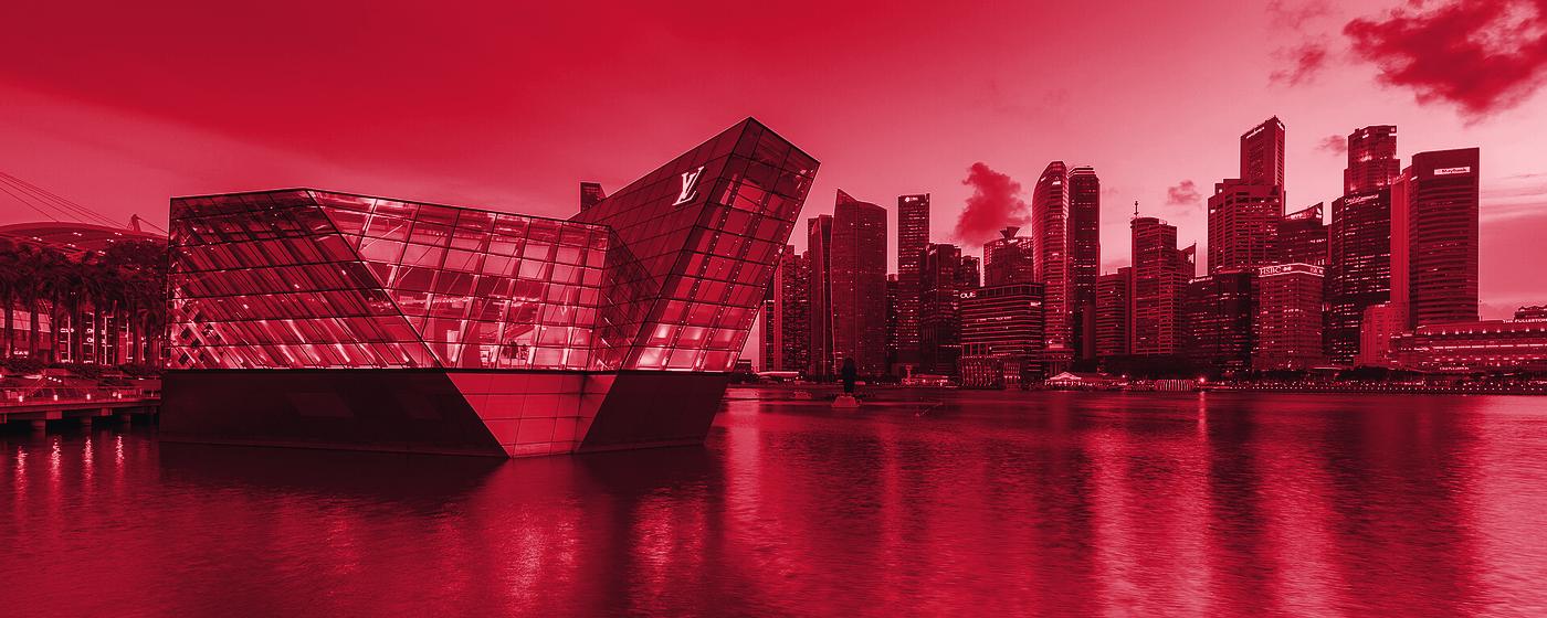 Marina Bay skyline, Singapore